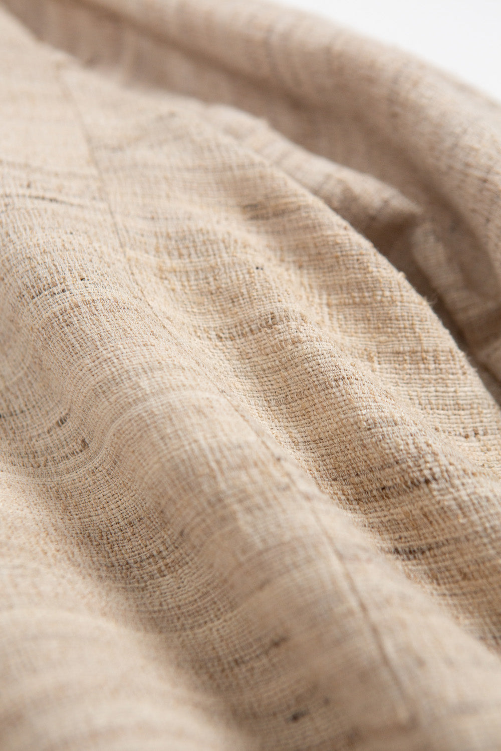 Rekha Silk Linen Embroidered Dress in Sandstone