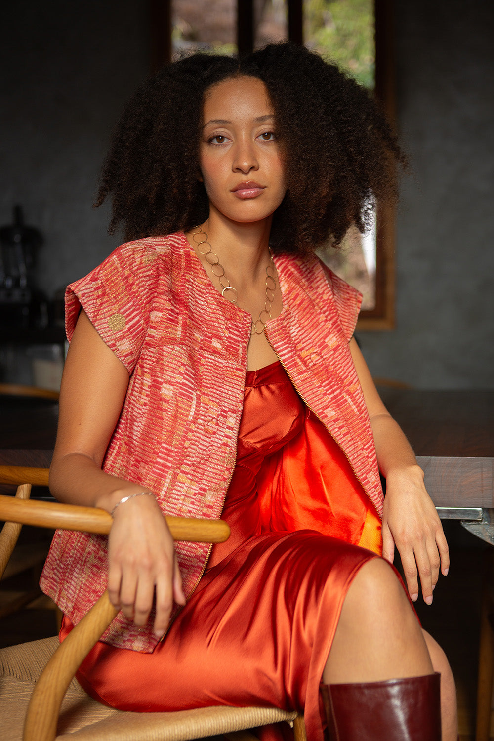 Rilke Jacket in Caravaggio Tapestry