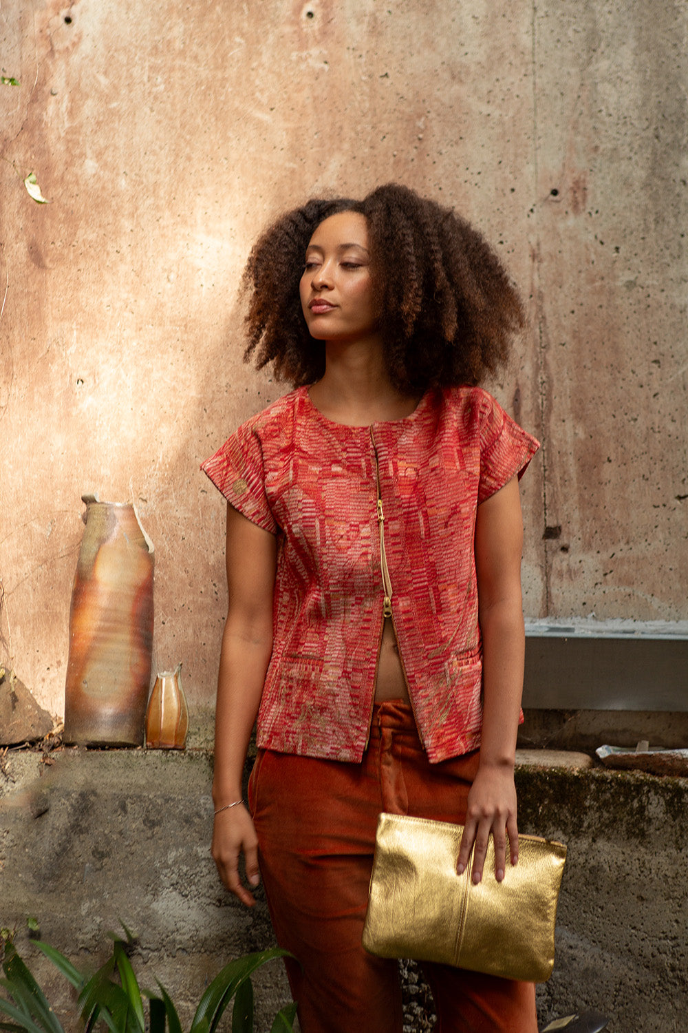 Rilke Jacket in Caravaggio Tapestry