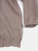 Organic Cotton Rollneck Sweater in Doe