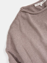 Organic Cotton Rollneck Sweater in Doe