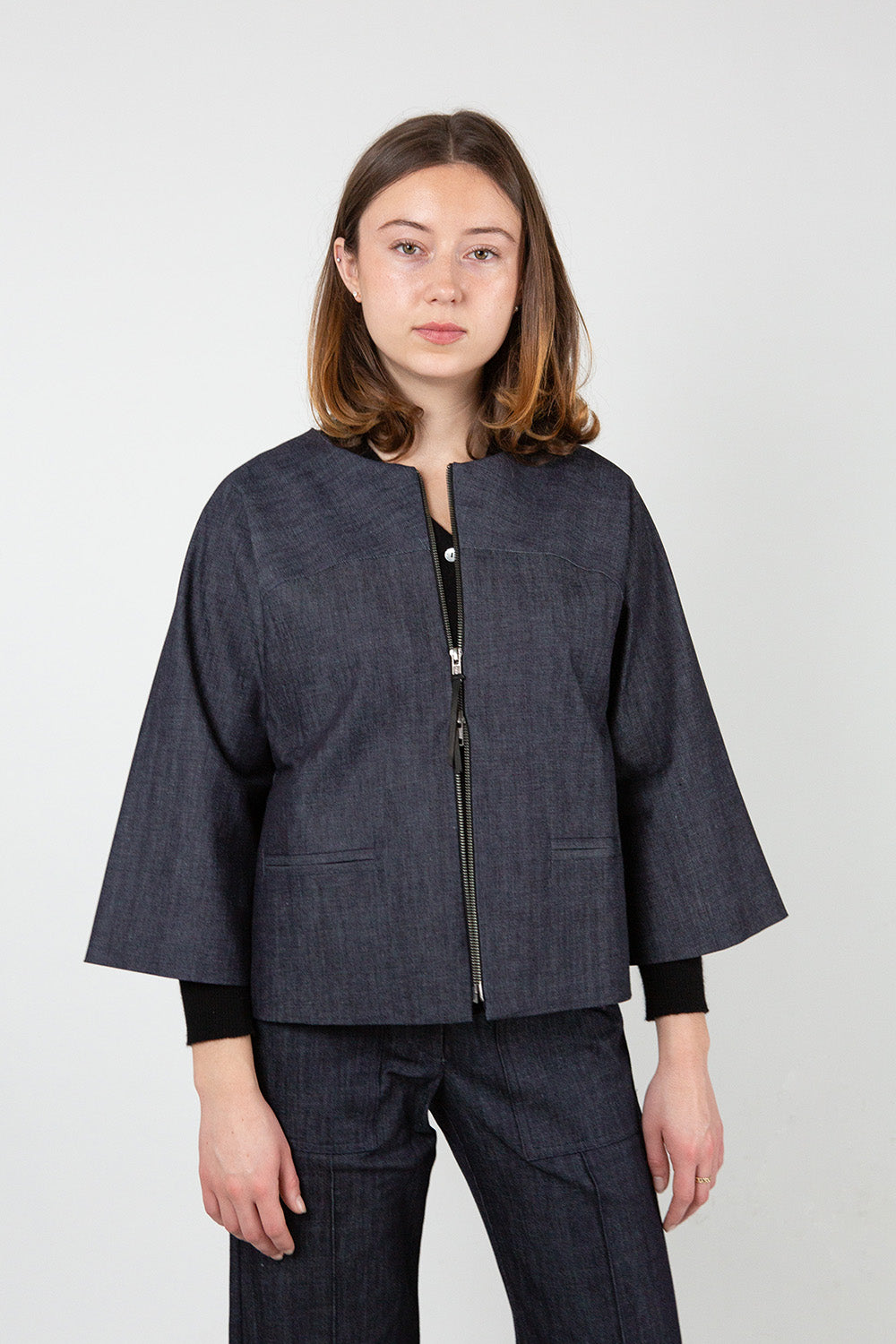 Denim Ruby Ruby Denim Jacket in Dark Indigo