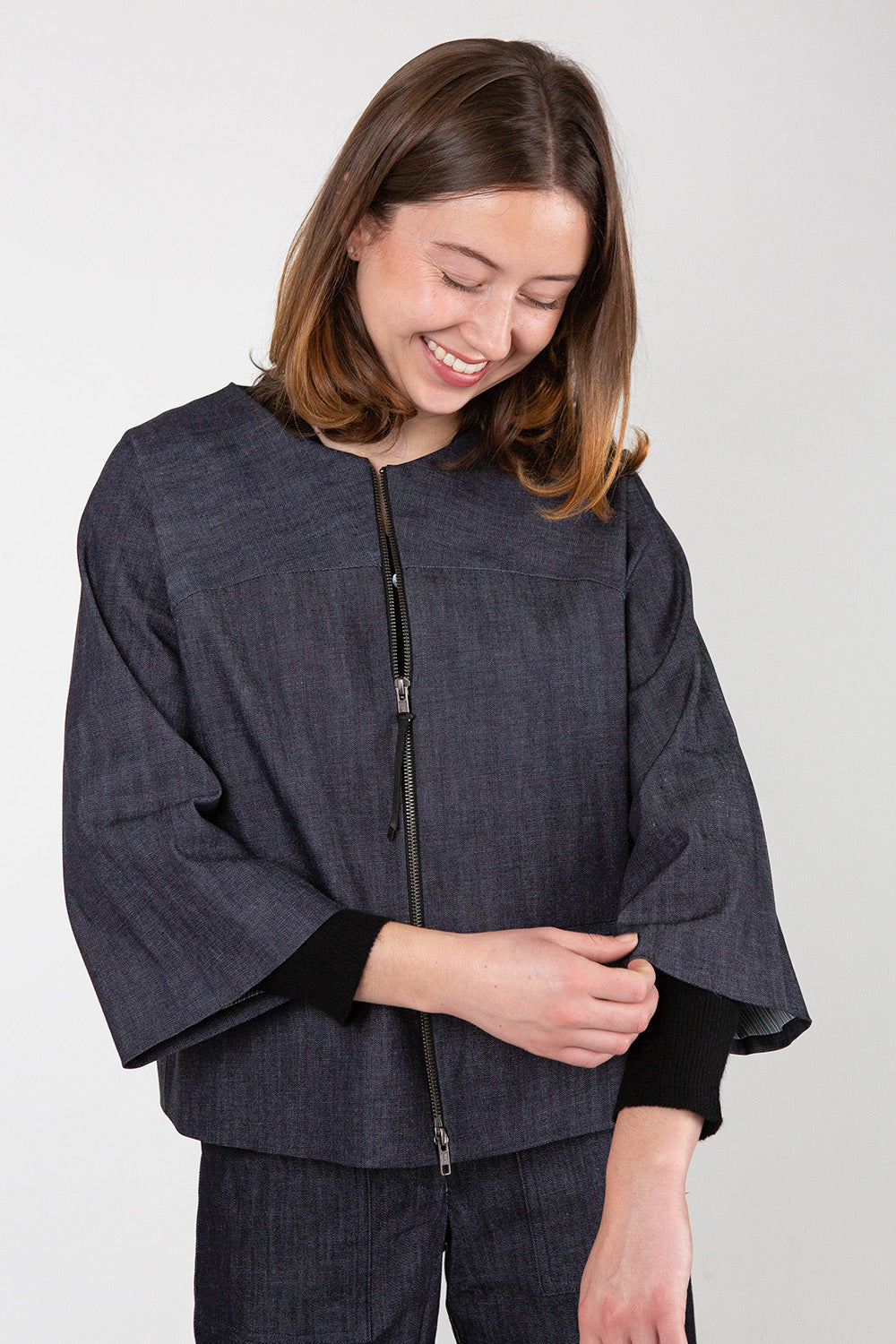 Denim Ruby Ruby Denim Jacket in Dark Indigo