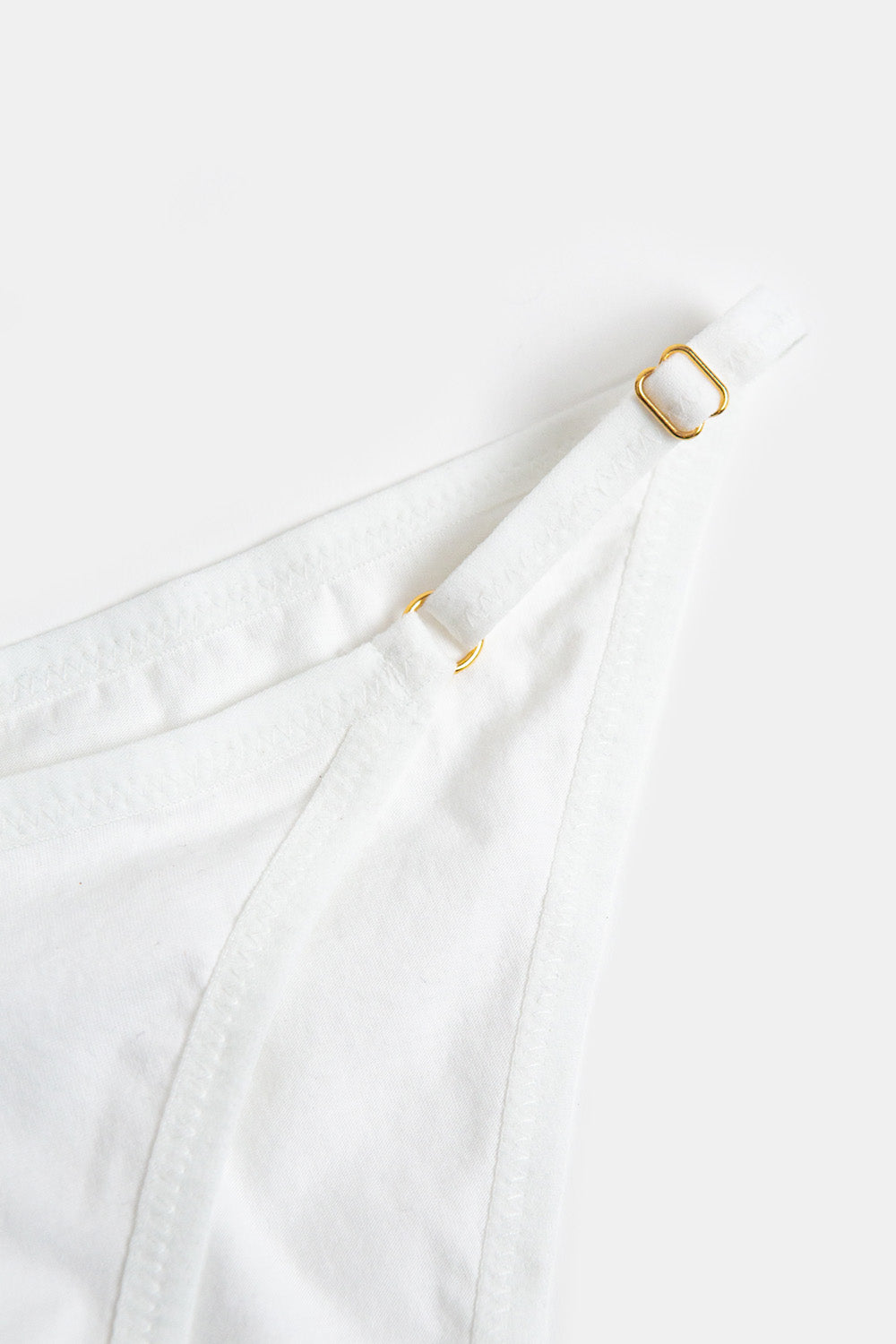 Pima Cotton Bikini Bundle of 3 in White