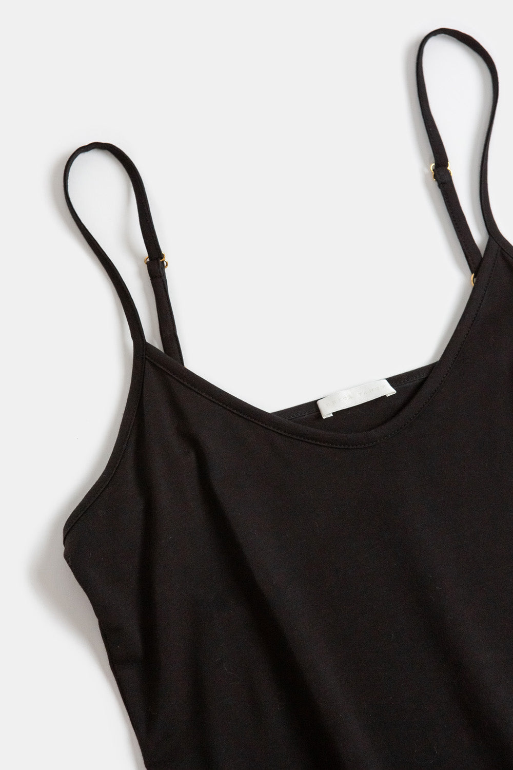 Pima Cotton Camisole in Black