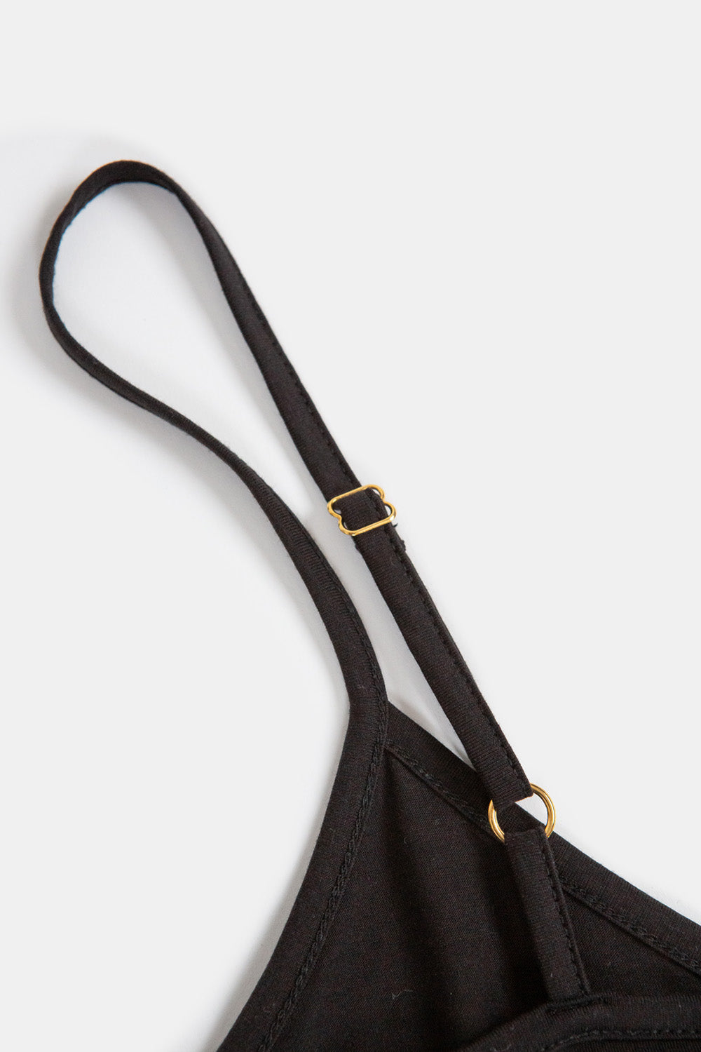 Pima Cotton Camisole in Black