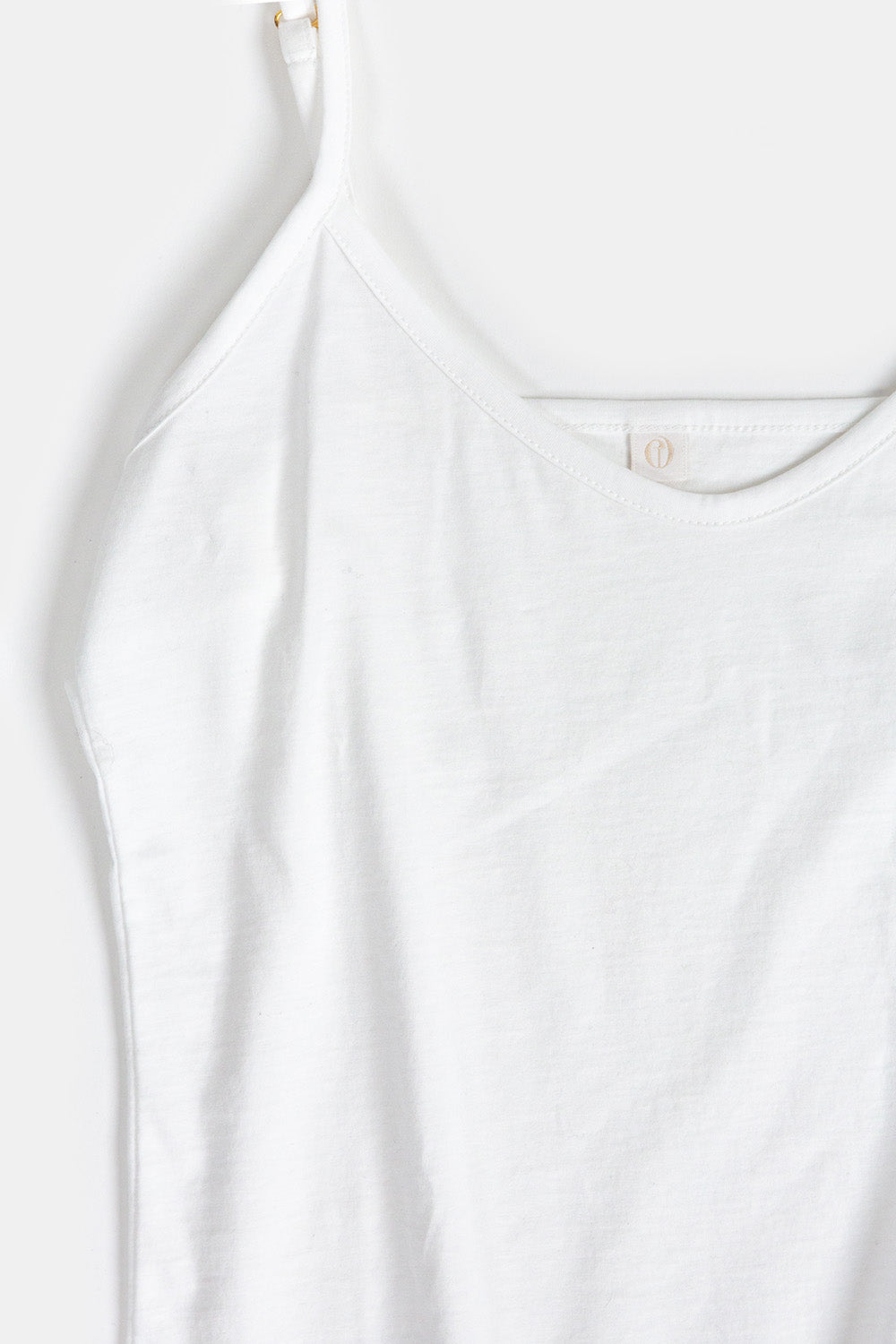 Pima Cotton Camisole in White