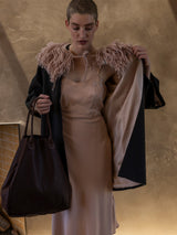 Eve Leather Tote in Chocolate