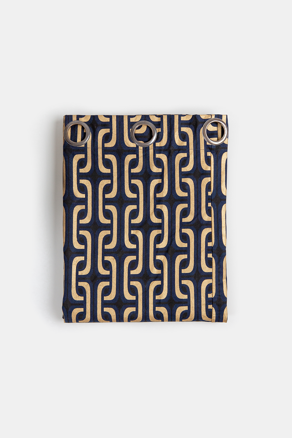 Cotton Shower Curtain in Midnight Super 1965