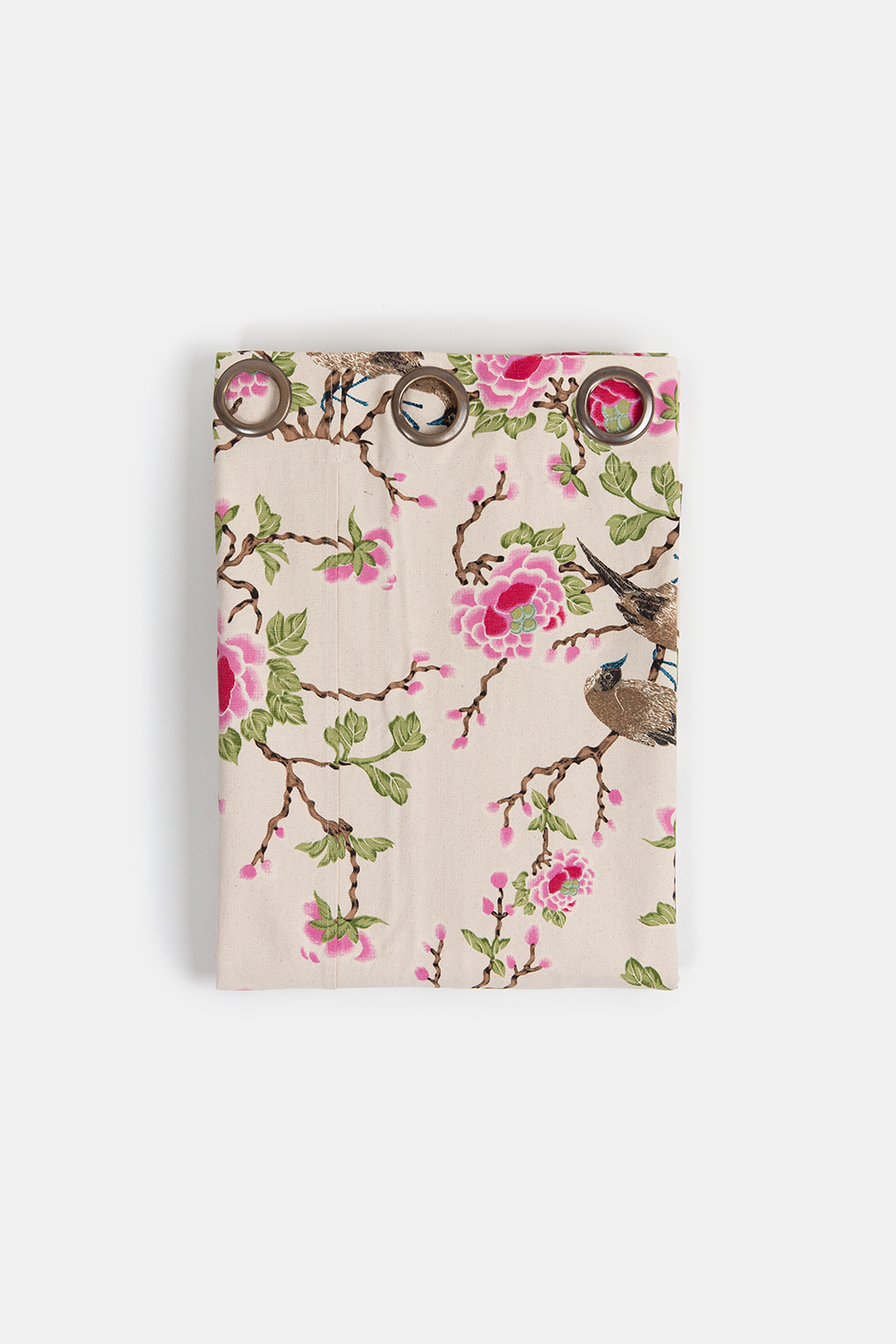 Cotton Shower Curtain in Lovebird