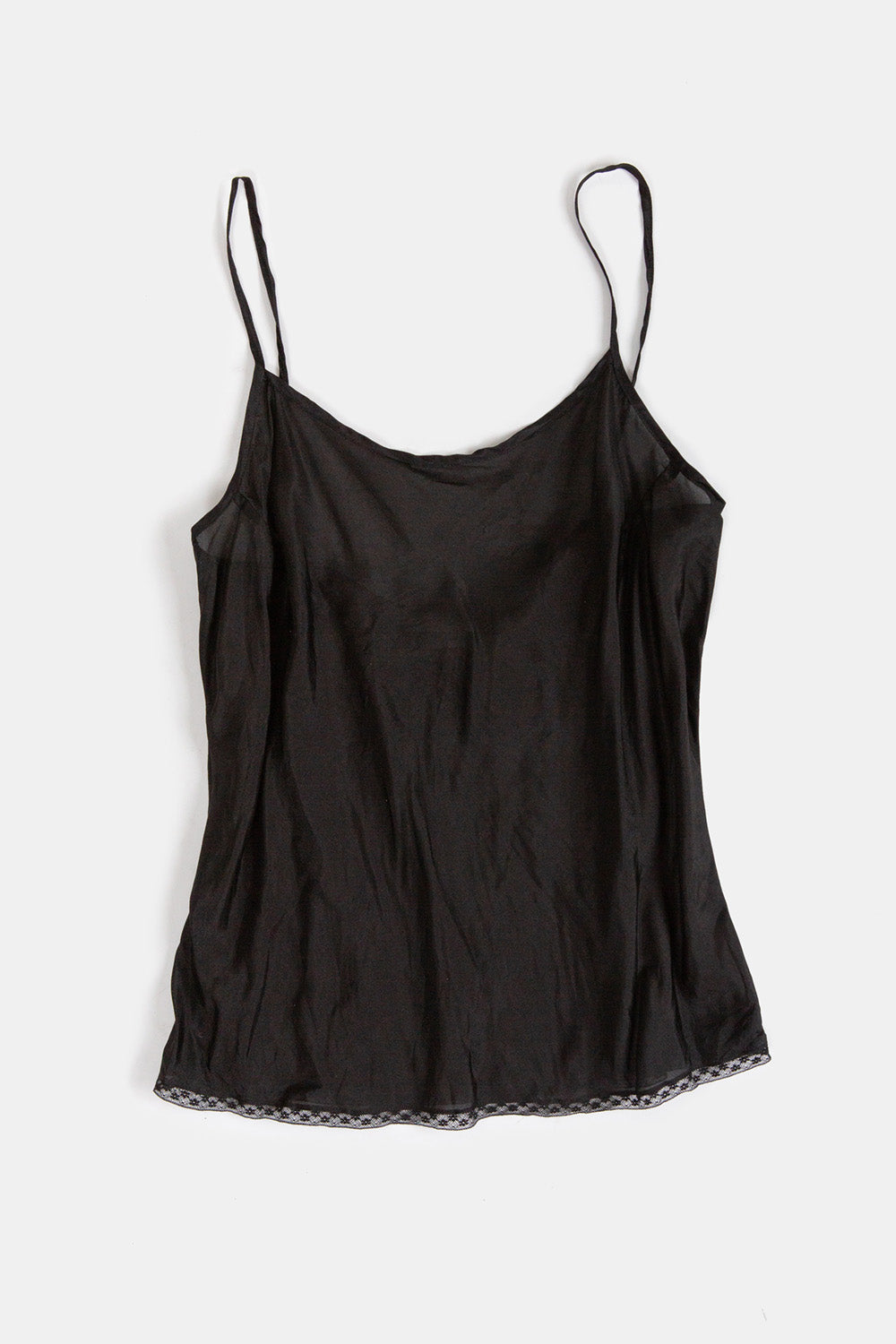 Simone Silk Camisole in Black