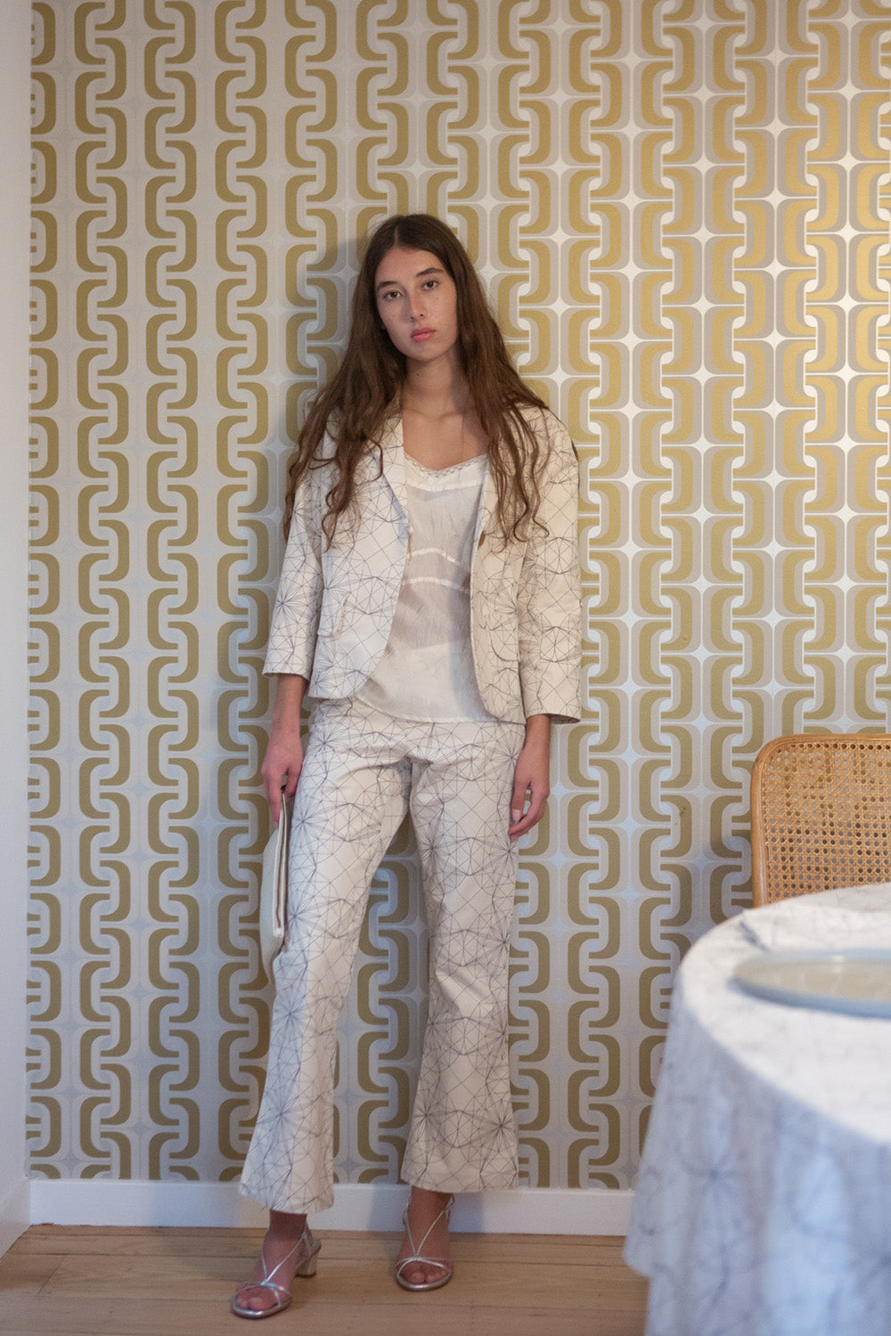 Cotton Soren Pant in Lena Wolff 'Drawn Star'