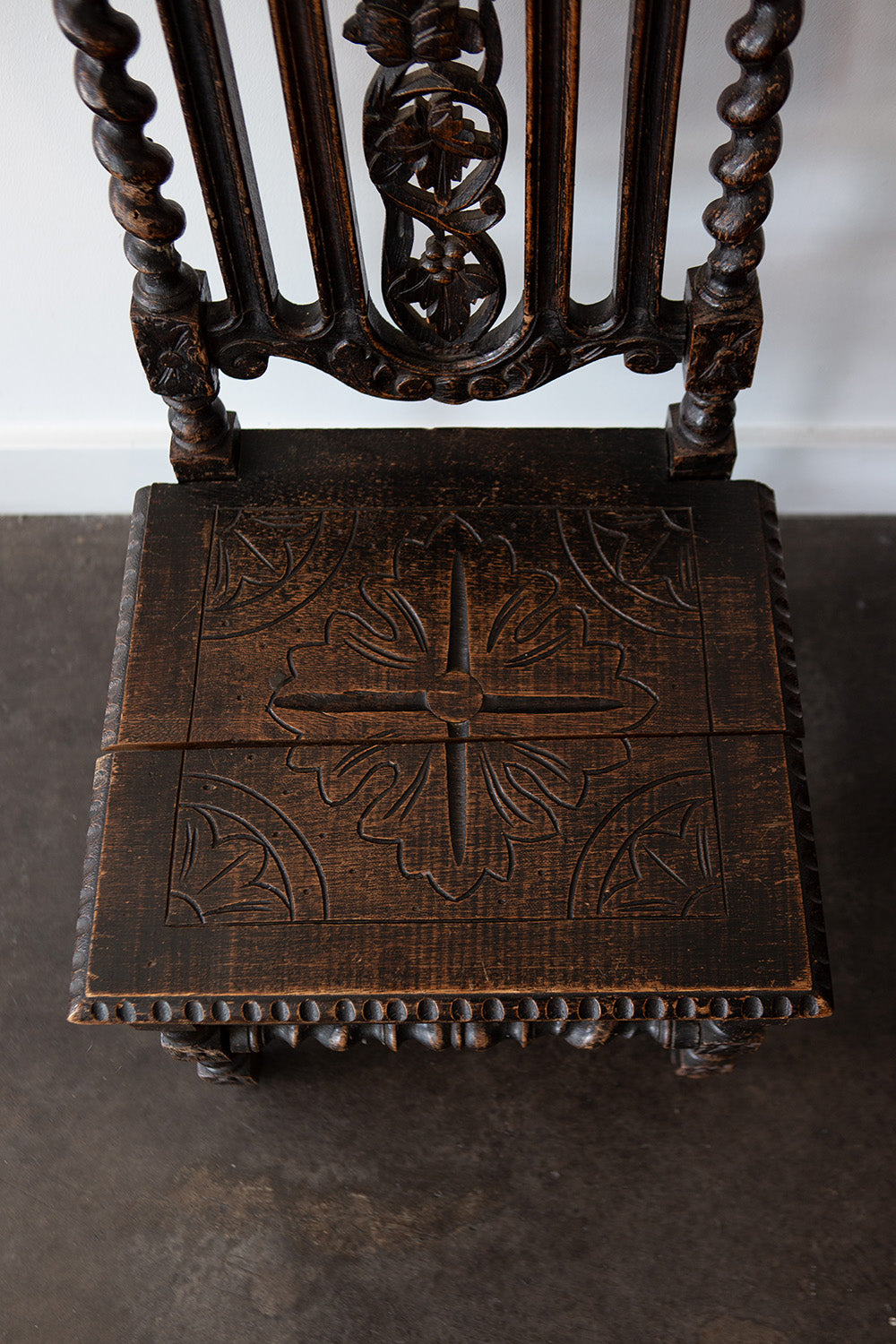 Antique Ornately Carved Chair