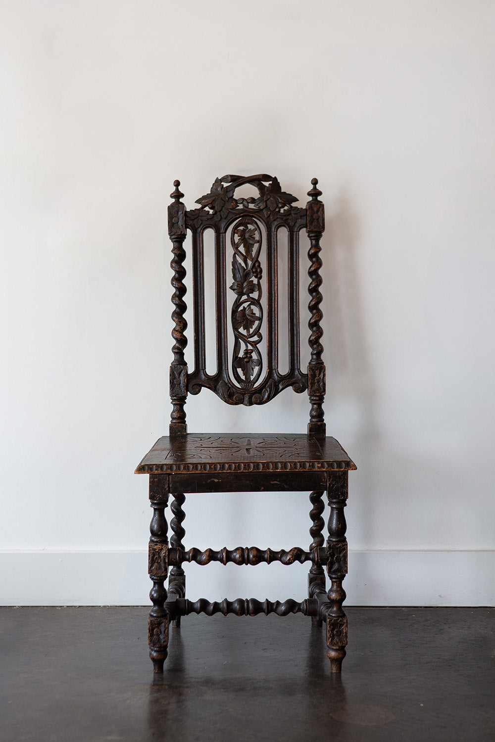 Antique Ornately Carved Chair