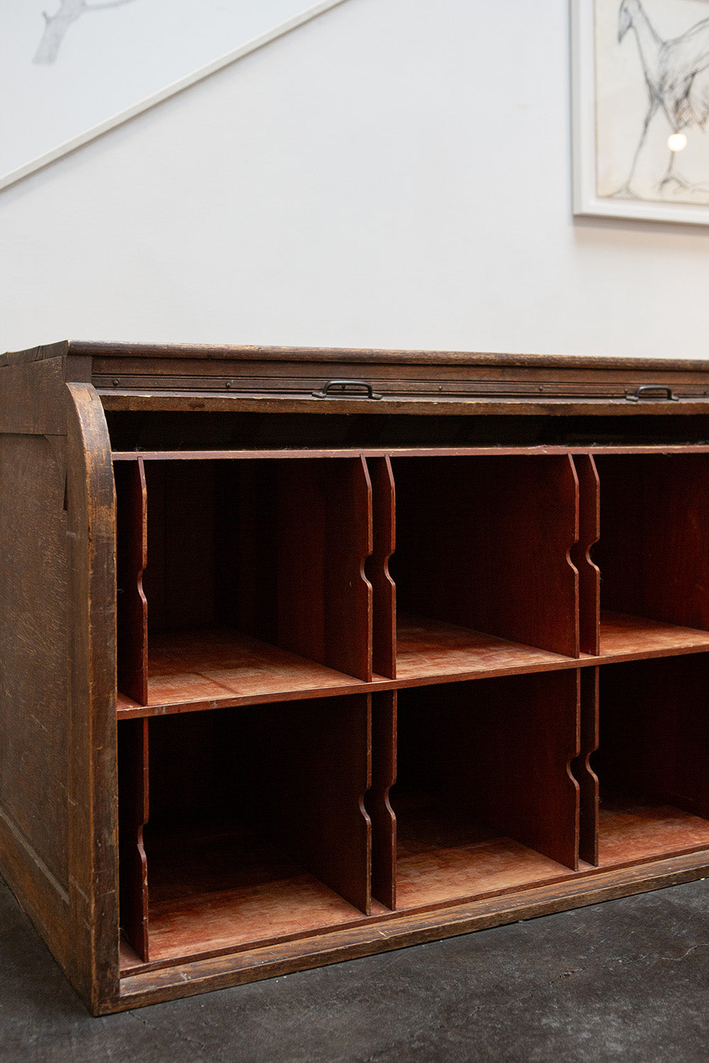 Roll Front Storage Cabinet