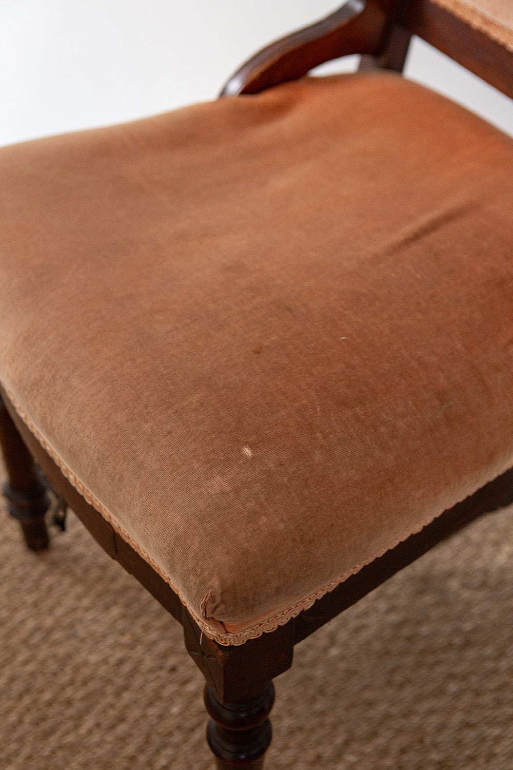 Victorian Velvet Chair