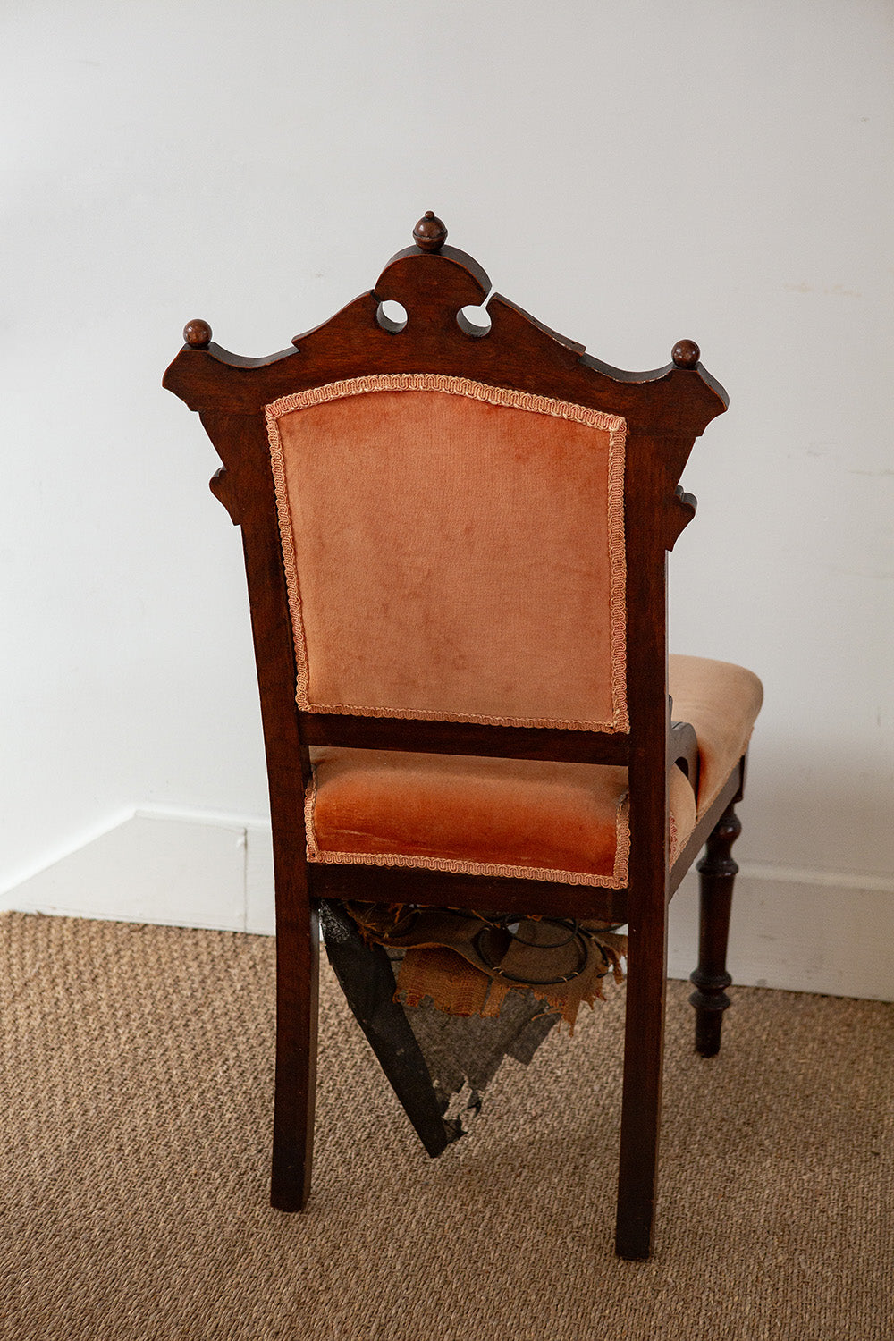 Victorian Velvet Chair