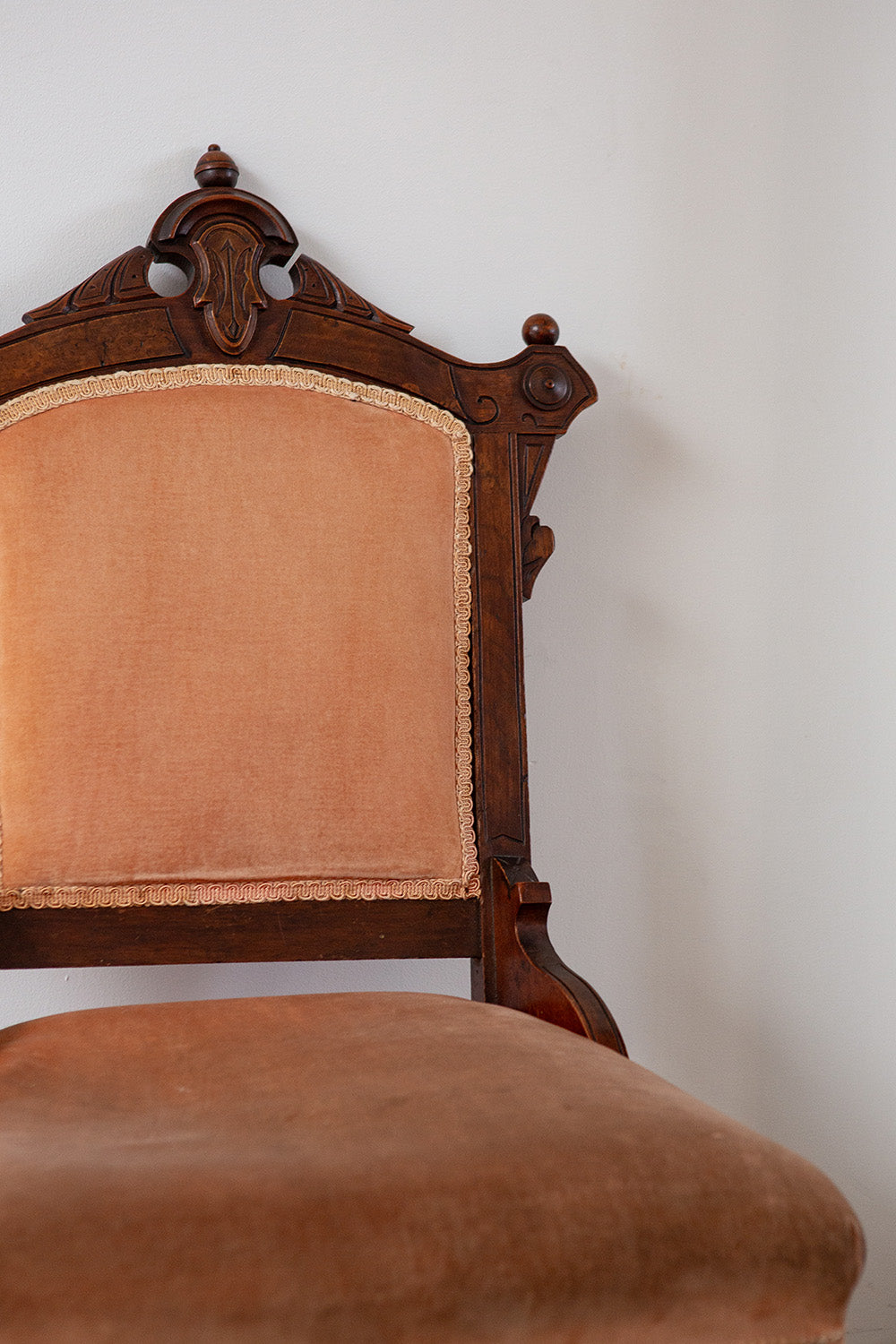 Victorian Velvet Chair