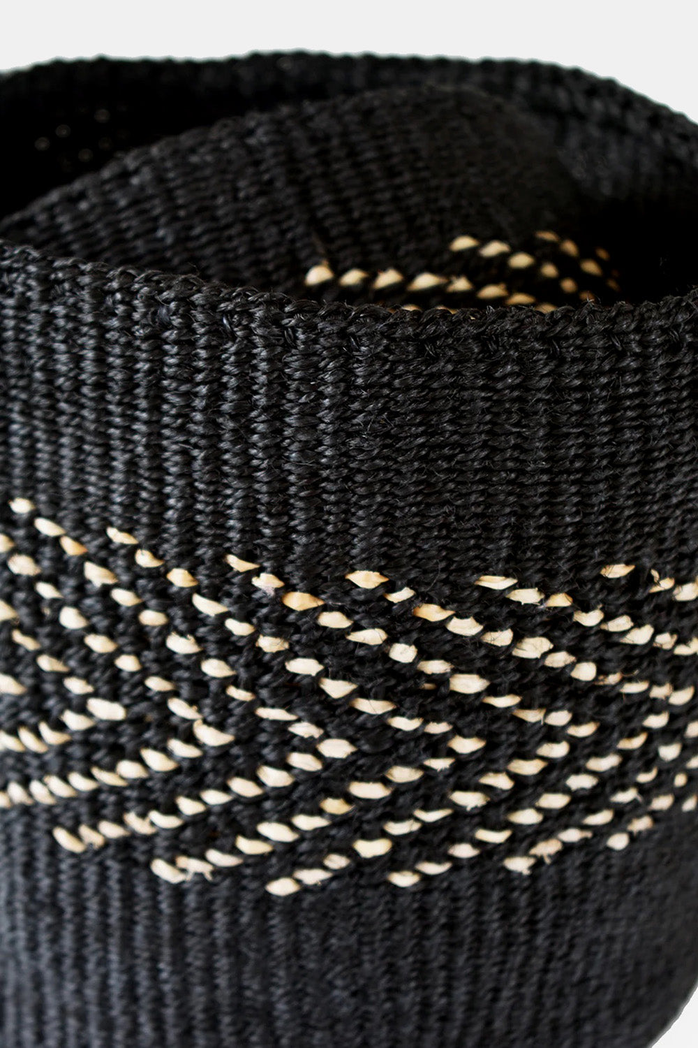 Set of Two Small Arrow Sisal Baskets