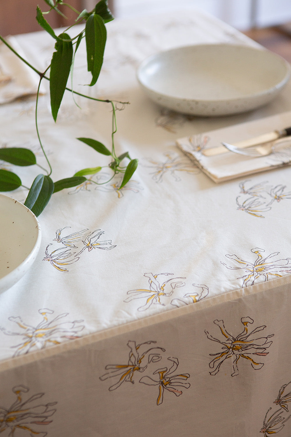 Cotton Tablecloth In Stellata