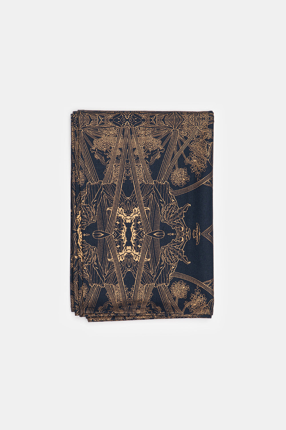 Botanicus Table Runner in Navy/Gold