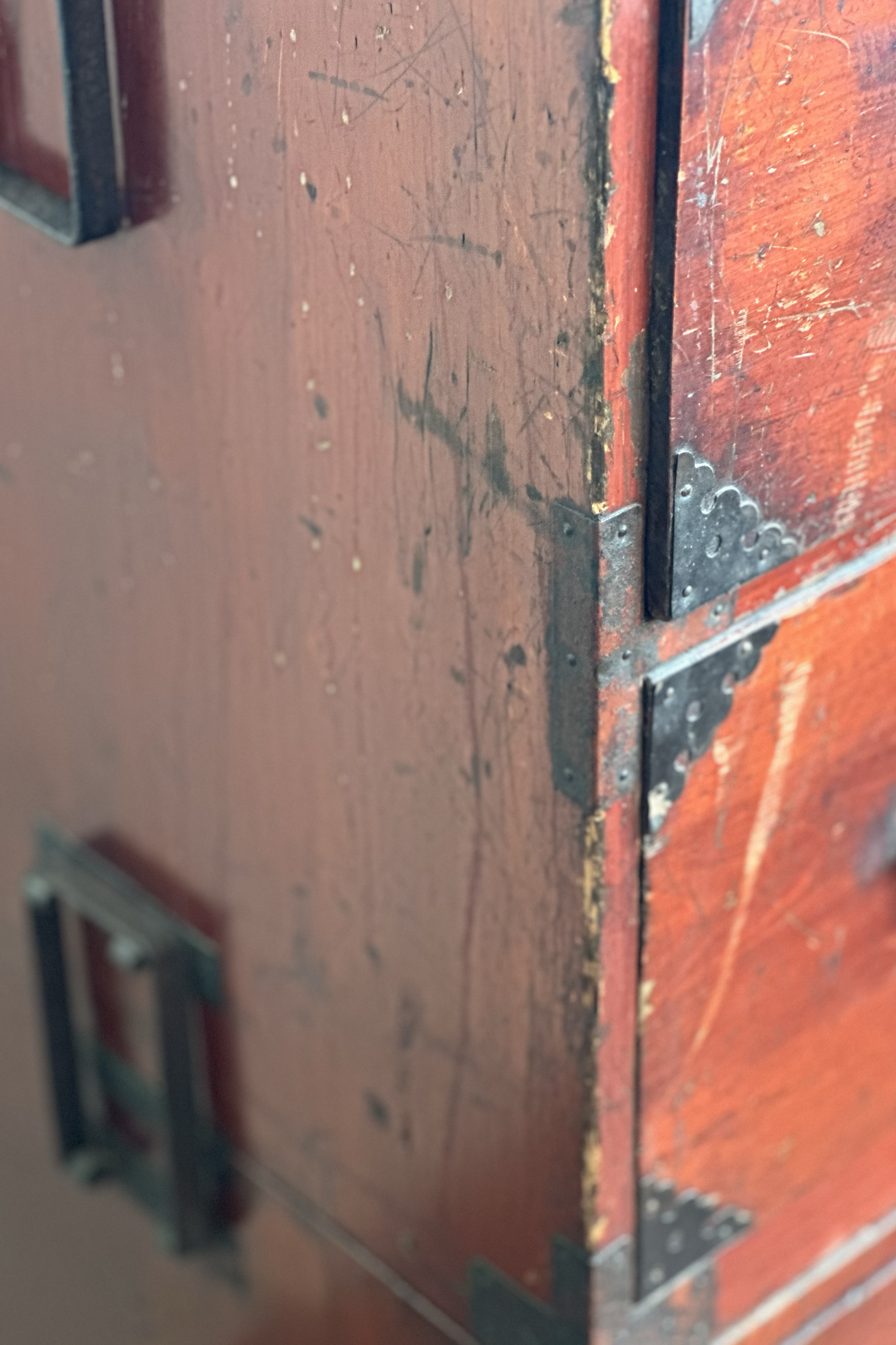 Antique Two-Part Japanese Tansu