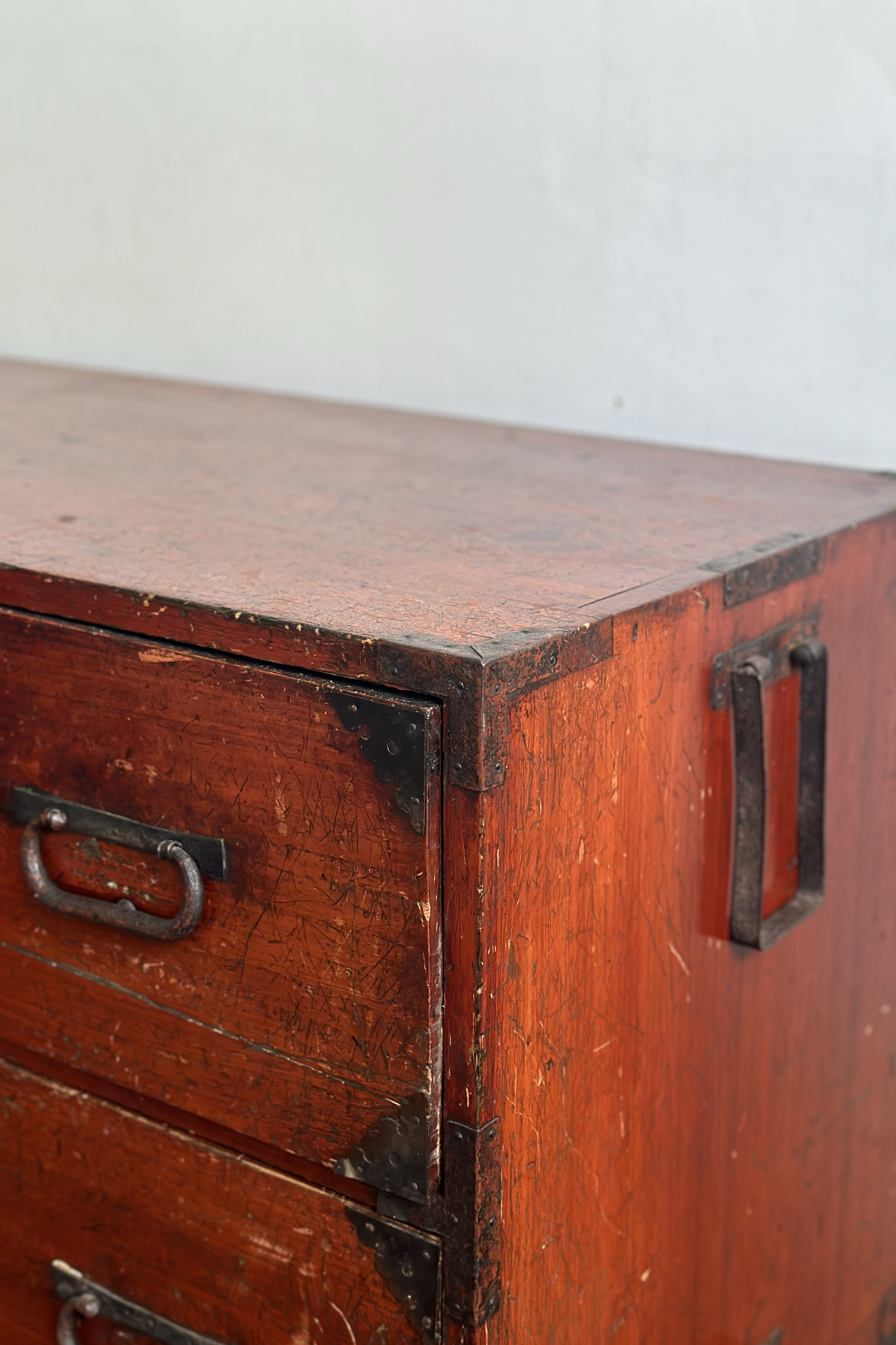 Antique Two-Part Japanese Tansu