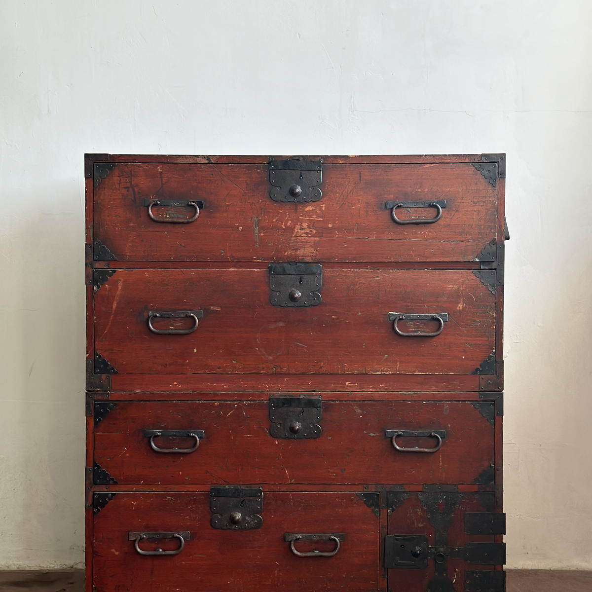 Antique Two-Piece Japanese Tansu