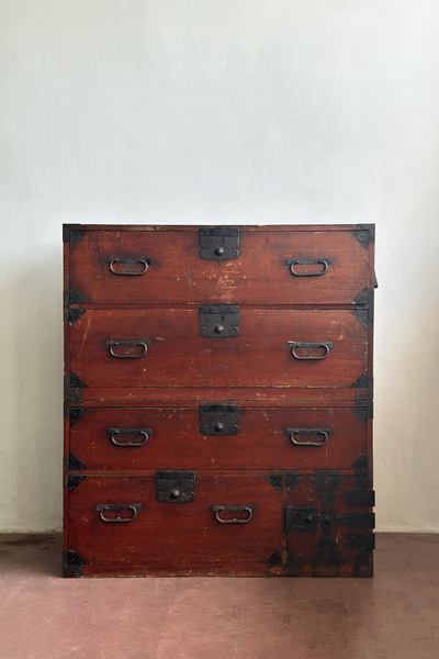 Antique Two-Piece Japanese Tansu