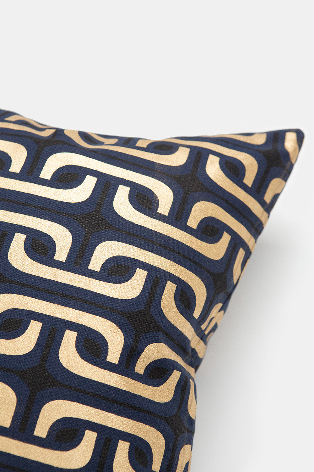 Cotton Throw Pillow In Midnight Super 1965