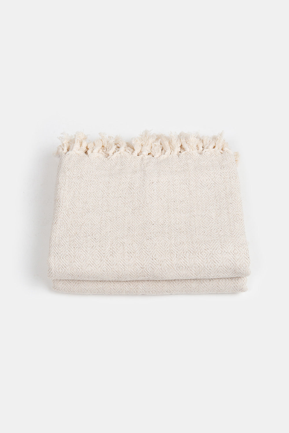 Cotton Linen Turkish Bath Towel in Bej Diamond