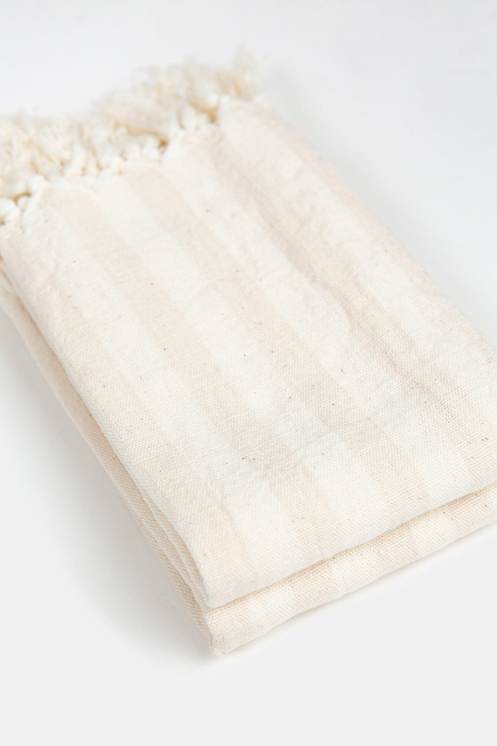 Cotton Turkish Hand Towel in Bej