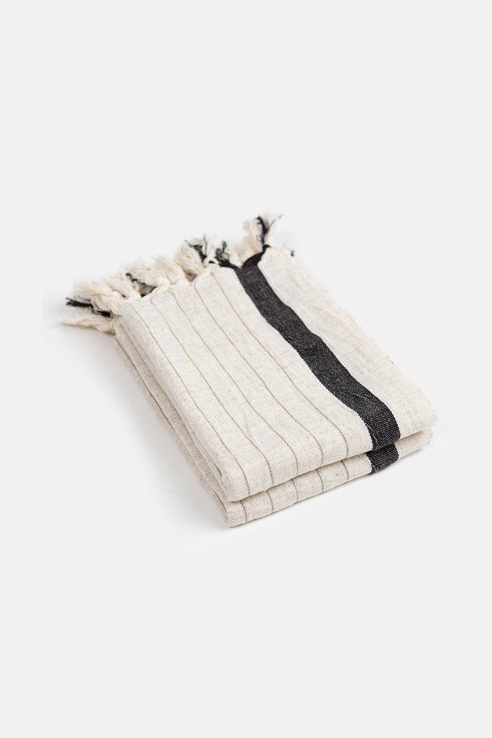 Cotton Turkish Hand Towel in Siyah Serit