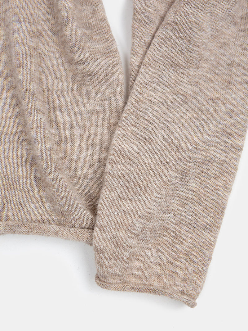 Alpaca Turtleneck In Dust