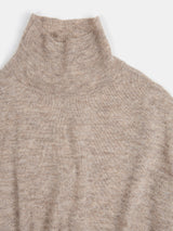 Alpaca Turtleneck In Dust