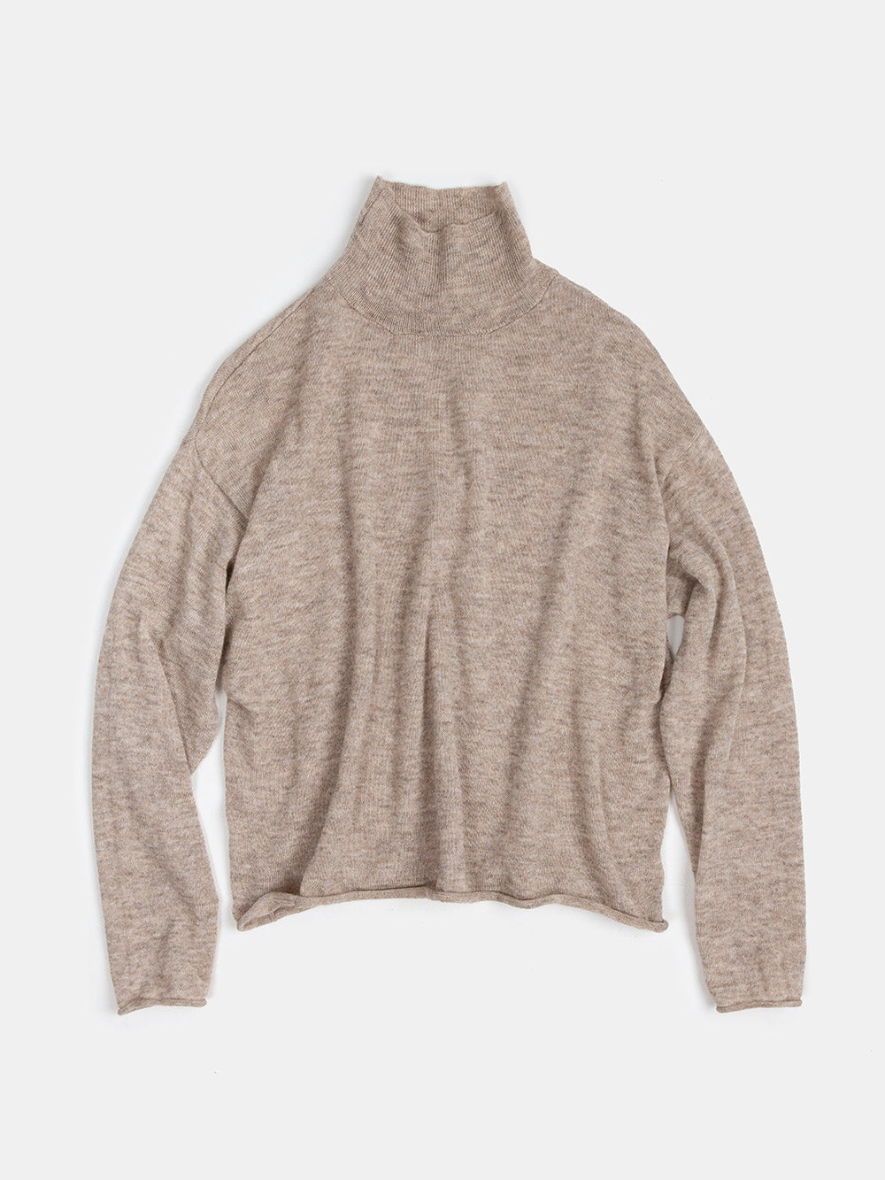 Alpaca Turtleneck In Dust