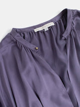 Tynan Sueded Silk Charmeuse Dress in Dusk