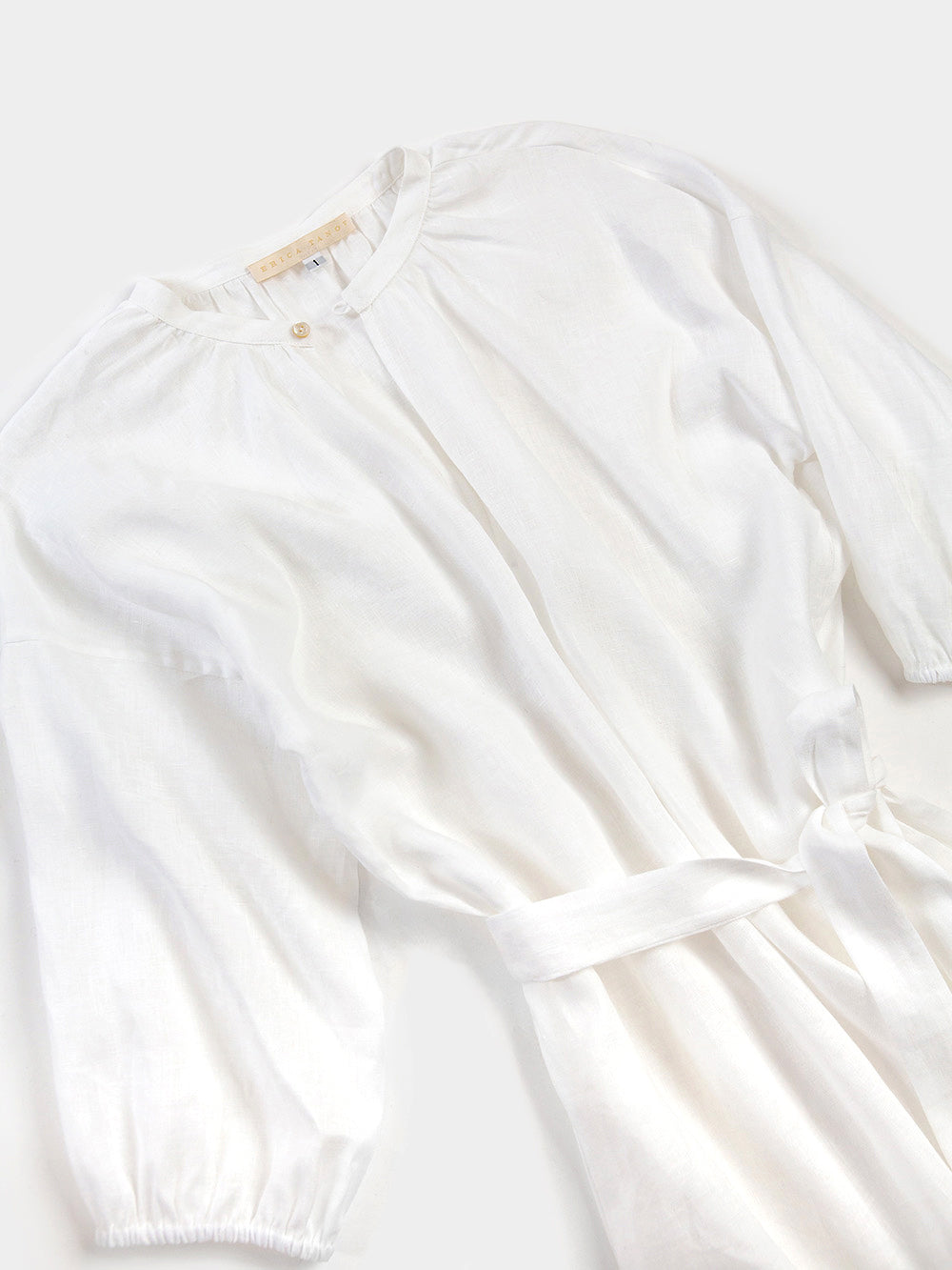 Tynan Handkerchief Linen Dress In White