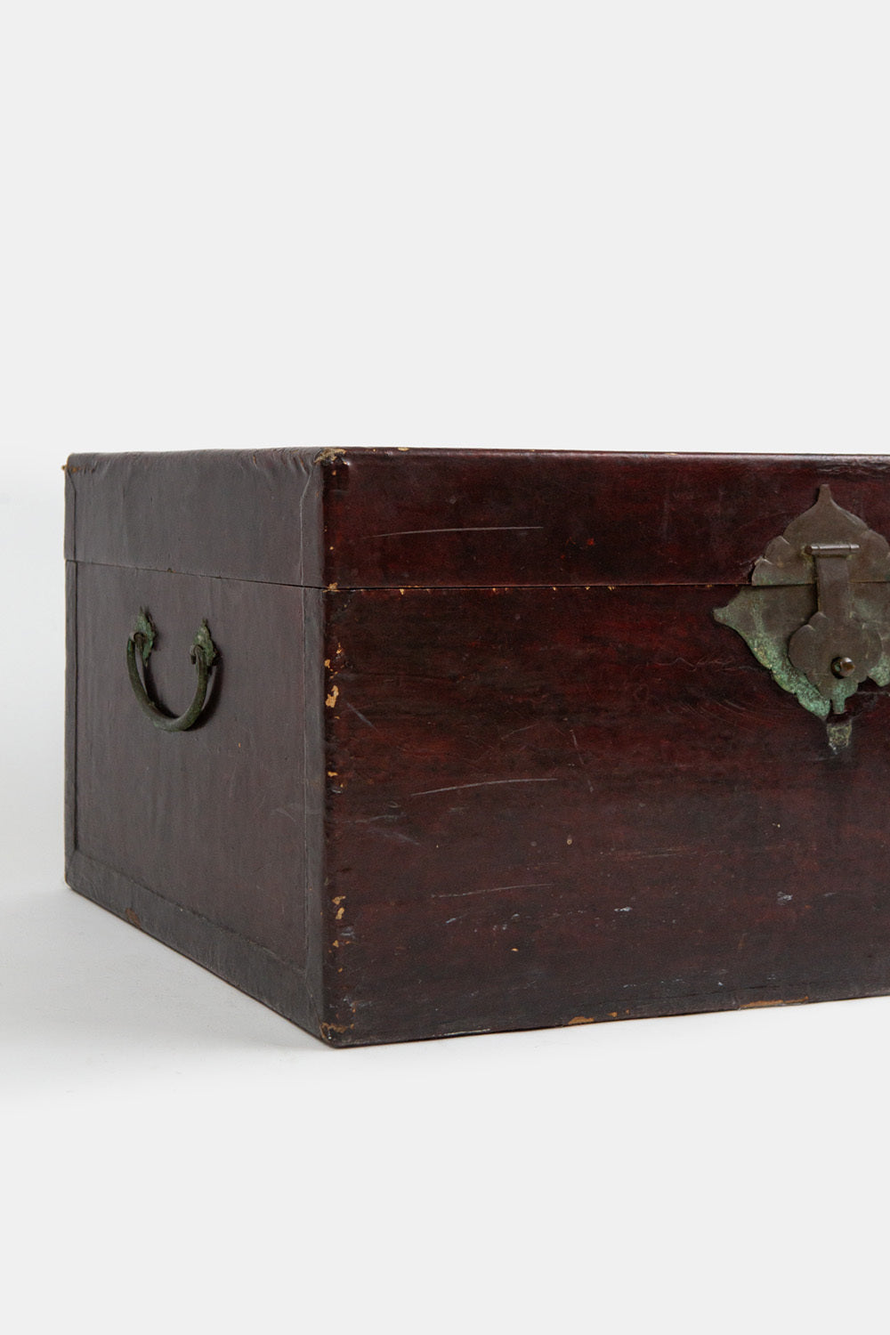 Medium Oxblood Lacquered Chest