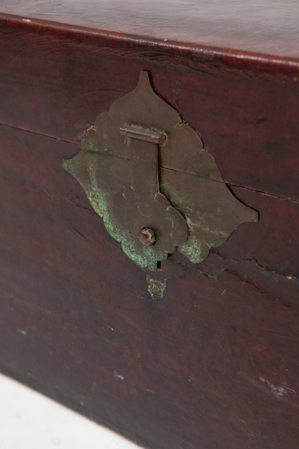Medium Oxblood Lacquered Chest