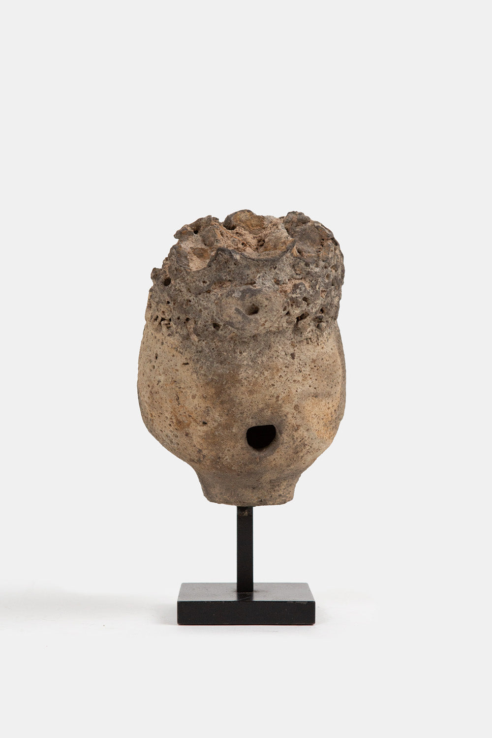 Akan Terracotta Memorial Head, Late 19th Century