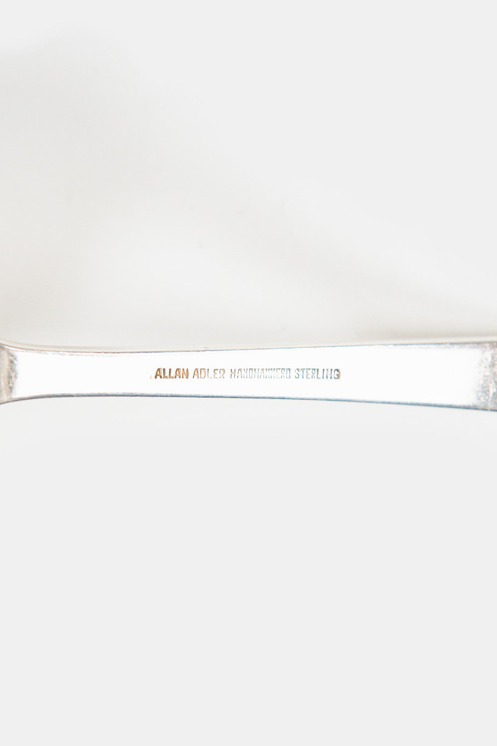 Alan Adler Hand-Hammered Sterling Silver Spoon
