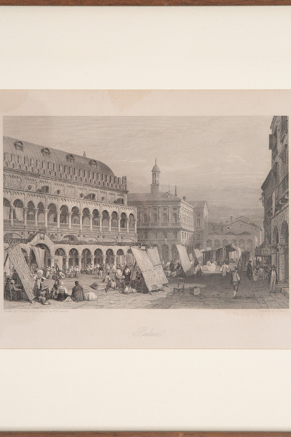 Samuel Prout Engraving of Padua