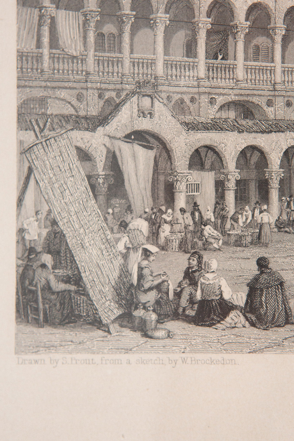 Samuel Prout Engraving of Padua