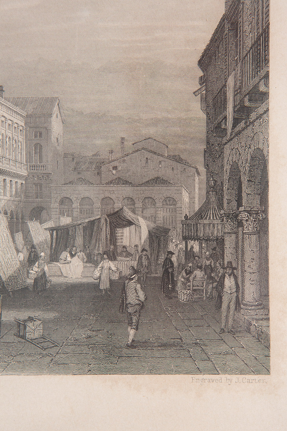 Samuel Prout Engraving of Padua