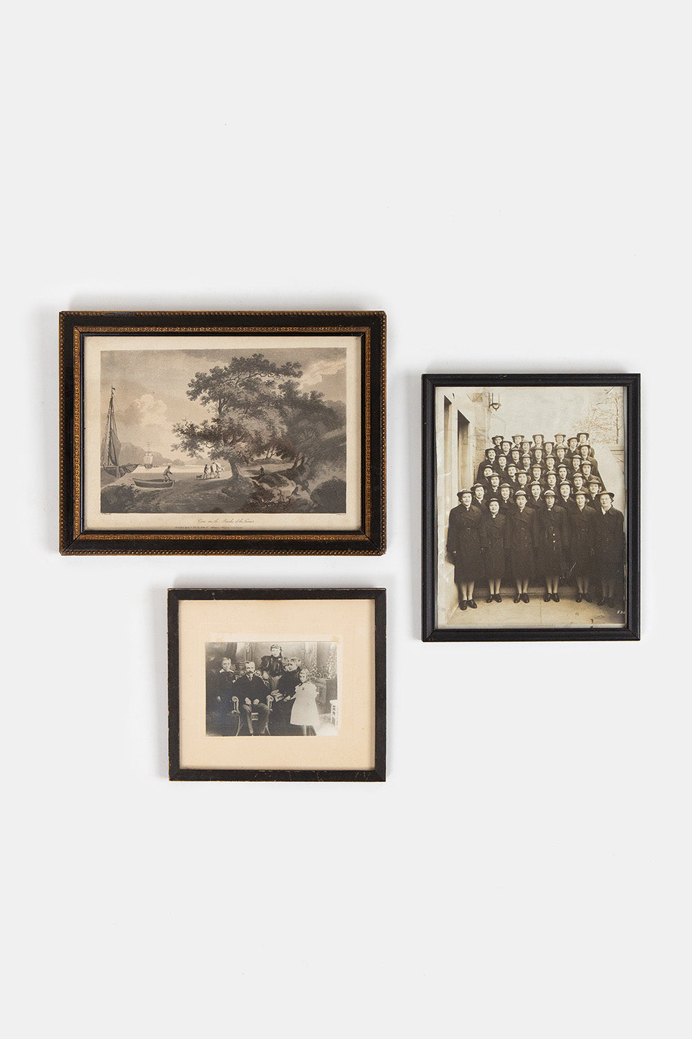 Trio of Vintage Framed Works