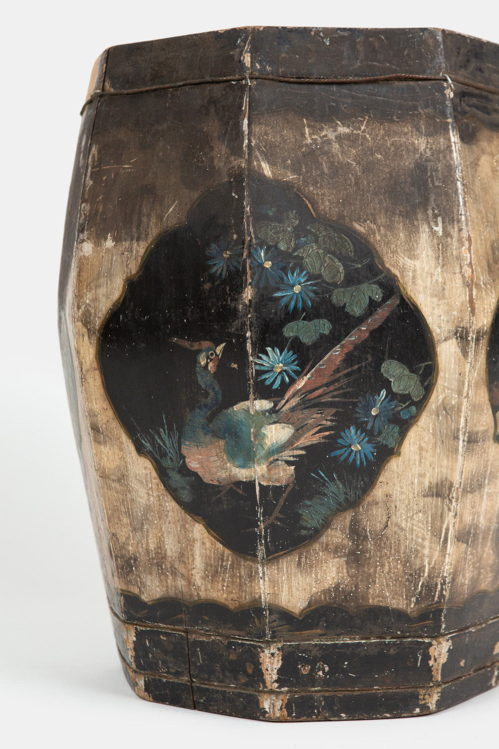 Chinese Hand-painted Rice Basket