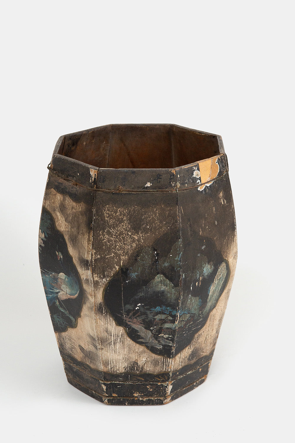 Chinese Hand-painted Rice Basket