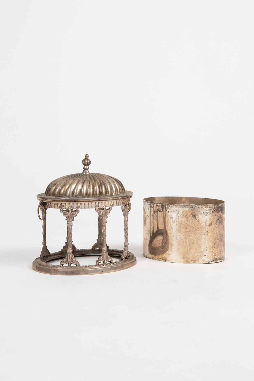 Silverplate Biscuit Barrel