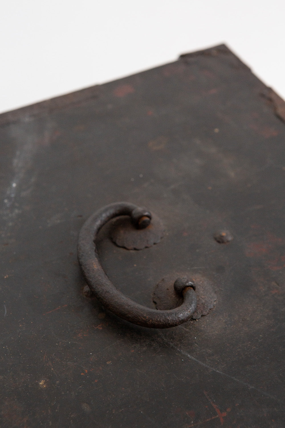 Meiji Period Japanese Ironbound Ship Chest